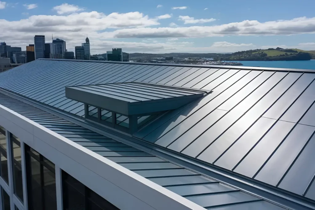 Roofing specialists at work in Auckland
